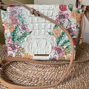 Brahmin Carrie Ivory Tahiti Crossbody